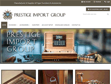 Tablet Screenshot of prestigeimportgroup.com